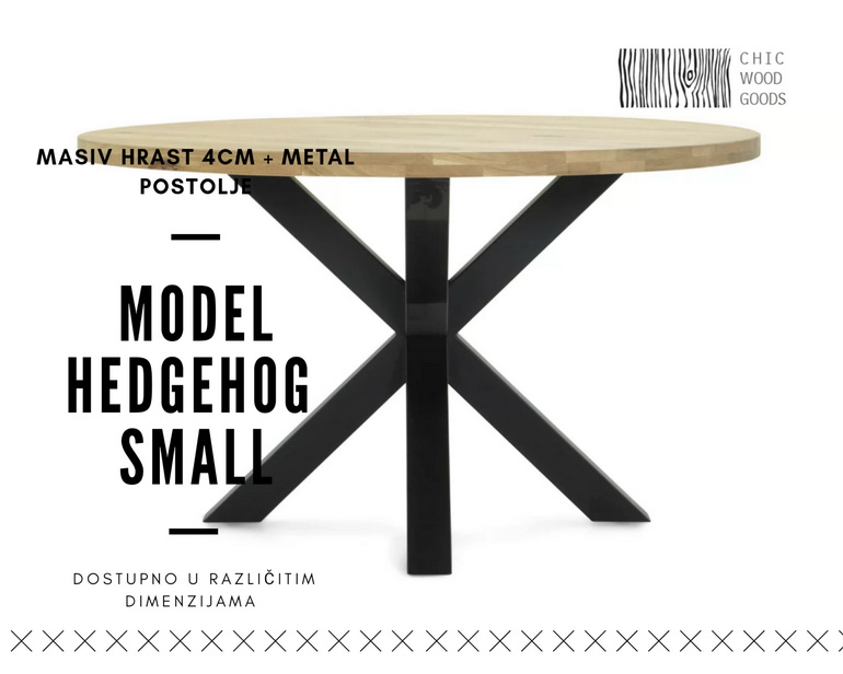 Trpezarijski sto Hedgehog Small